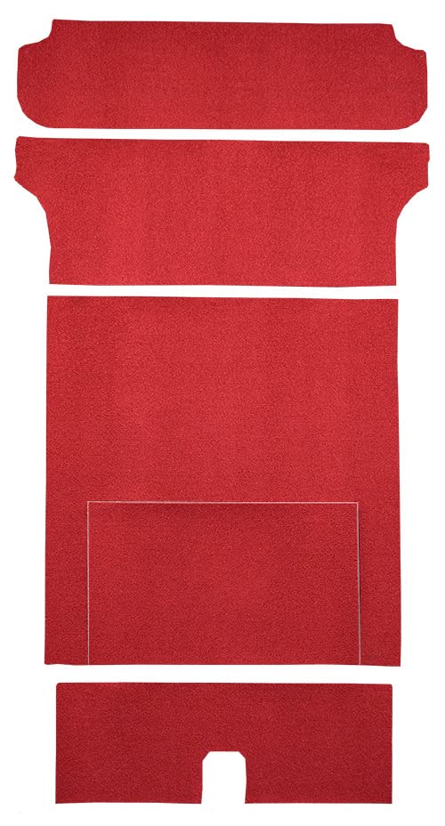 Die Cut Loop Cargo Area Carpet Flooring fits 1955-1957 Chevrolet Two-Ten Series 2 Door Wagon 5 Piece (Aqua)