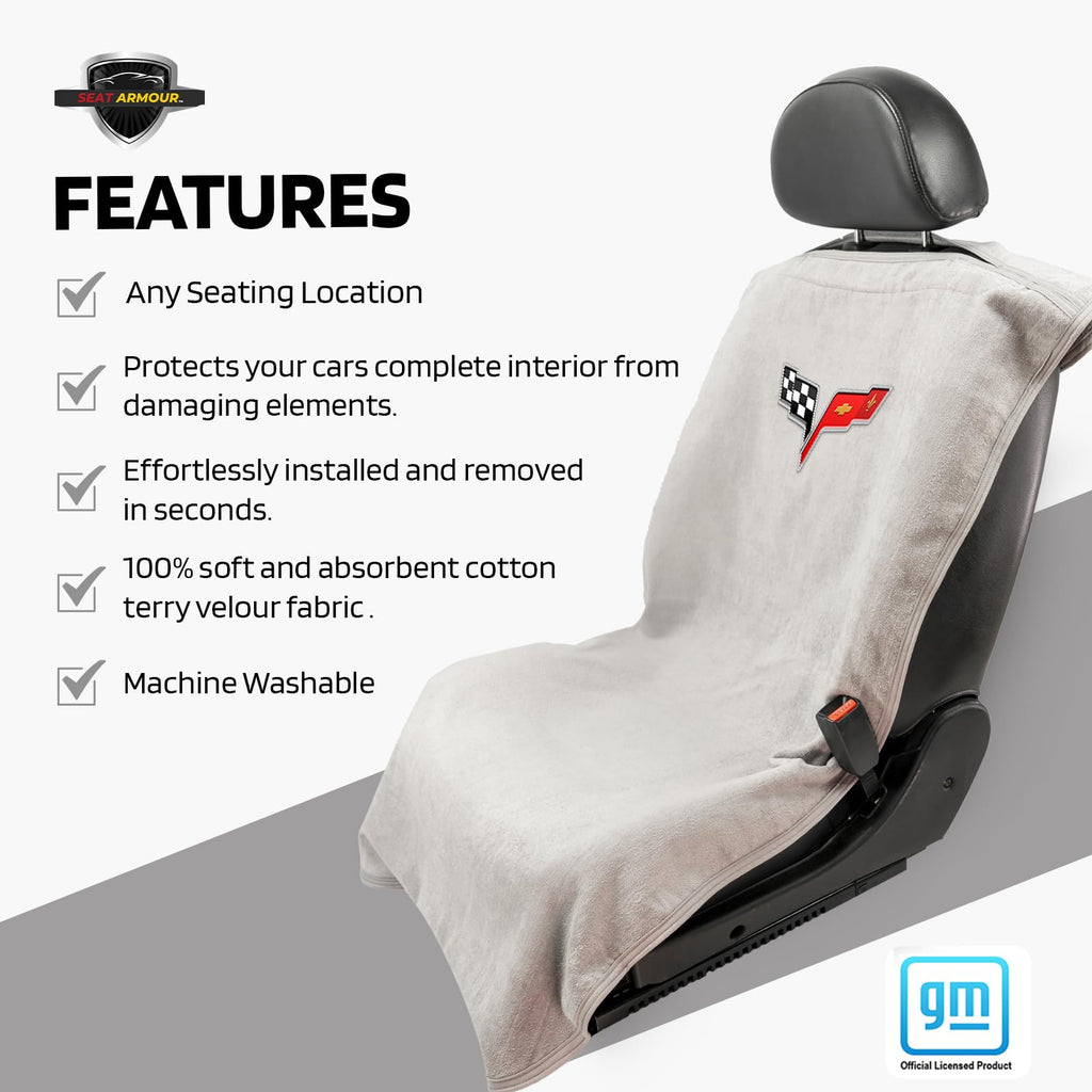 Seat Armour Towel Seat Cover and Protector for Corvette C8