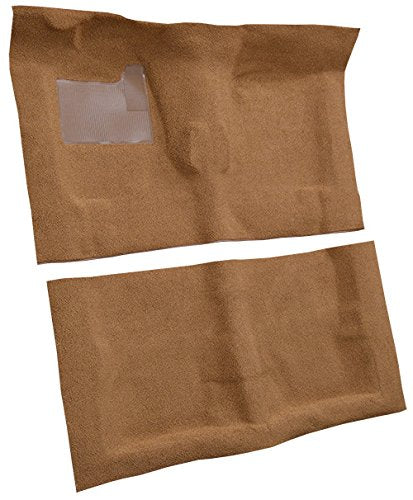 Replacement Auto Carpet Floor Liner - Molded Loop - fits 1968-1972 Chevrolet Chevelle 2 Door 4 Speed Manual Bench Seat with 4sp Hump (Black)