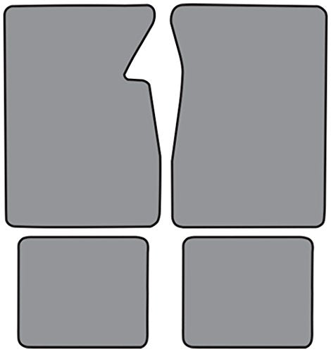 Carpet Floor Mats - Complete Die Cut Loop - fits 1958-1958 Chevrolet Del Ray (Gunmetal Gray)