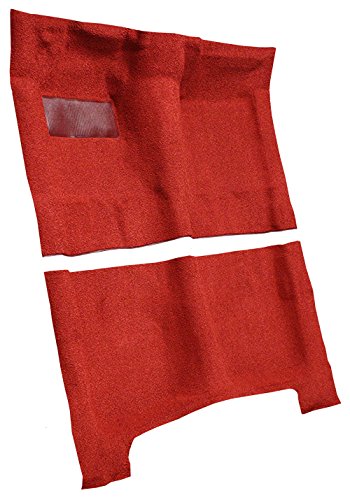 Replacement Auto Carpet Floor Liner - Molded Loop - fits 1965-1970 Chevrolet Impala 2 Door 4 Speed Manual with Console (Medium Saddle)