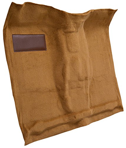 Replacement Auto Carpet Floor Liner - Molded Cutpile - fits 1974-1988 Jeep J10 Regular Cab Pickup Full Floor (Black)