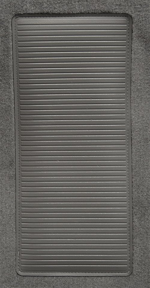 Auto Custom Carpets Replacement Auto Carpet Floor Liner - Molded Cutpile - fits 1999-2014 Ford E-350 Super Duty Ext Van - fits Gas or Diesel Complete (Mist Gray)