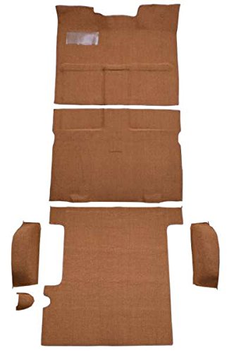 ACC Carpet Kit Compatible with 1967 to 1972 Chevrolet Suburban, Complete Kit, 2 Wheel Drive Automatic (501-Black 80/20 Loop)