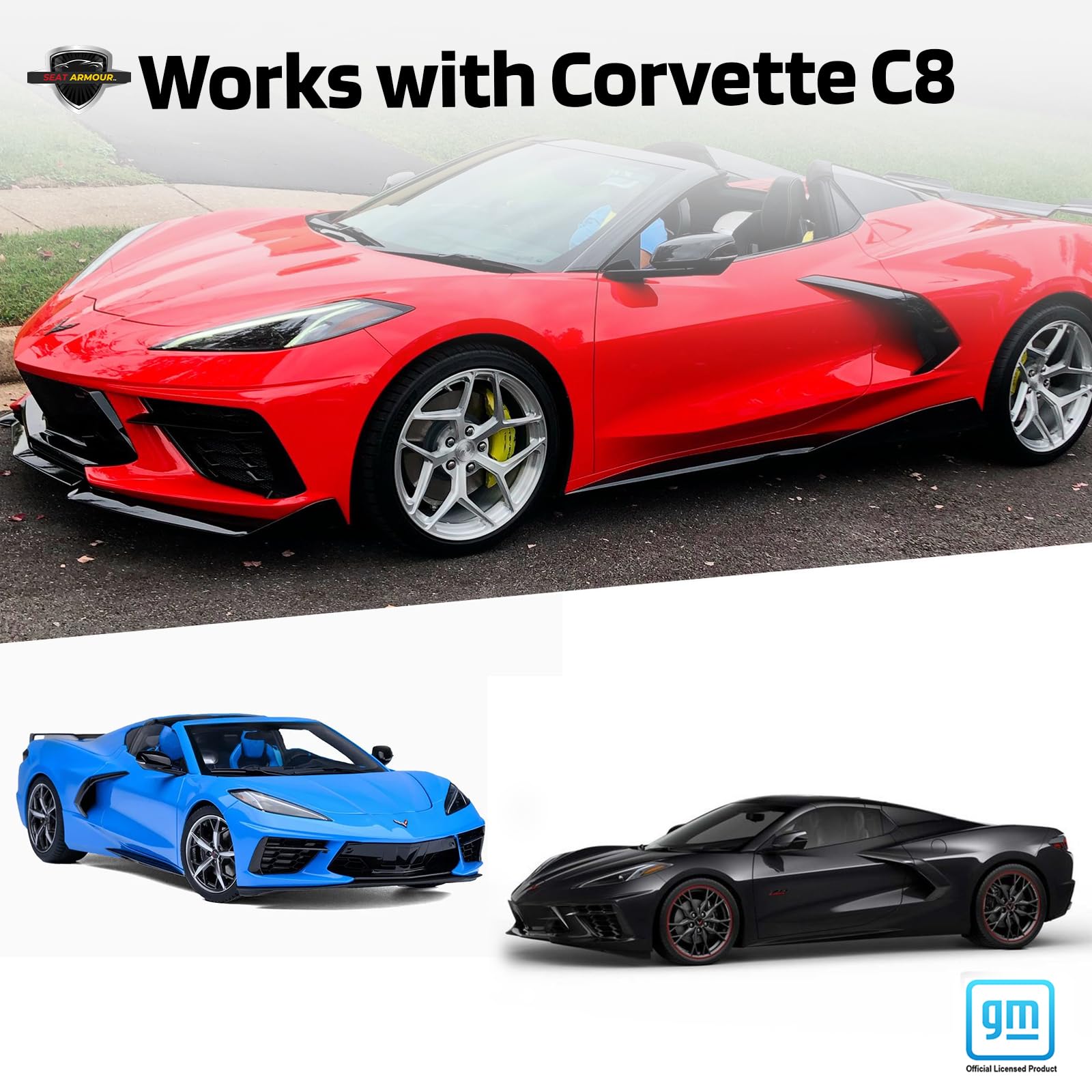 Seat Armour Towel Seat Cover and Protector for Corvette C8