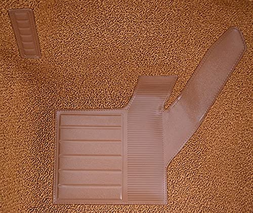 ACC 1971-1975 Chevrolet Corvette Coupe Automatic Carpet, Brown Nylon, Modern Style, Nail Down Installation, Polyurethane Backing