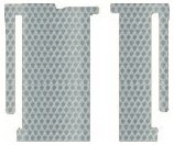 Lloyd Mats, Compatible With Toyota Sienna All-Weather Rubber Floor Mats 2nd & 3rd Seat - 8 Passenger|Fixed Front Console - 2pc Kit - Crystal Clear (2011 11 2012 12)