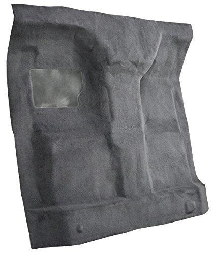 Replacement Auto Carpet Floor Liner - Molded Cutpile - fits 1999-2007 Ford F-250 Super Duty Regular Cab Automatic (Black)