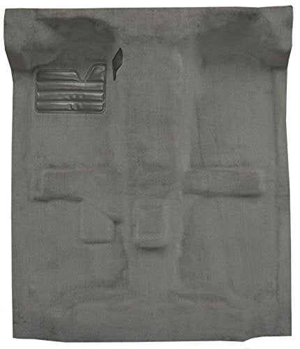 Replacement Auto Carpet Floor Liner - Molded Cutpile - fits 2004-2012 Chevrolet Colorado Regular Cab 2wd and 4wd (Ebony)