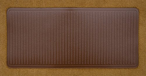 Replacement Auto Carpet Floor Liner - Molded Cutpile - fits 1981-1986 Chevrolet C10 Regular Cab 2WD Automatic 3 Speed Column Shift (Silver)