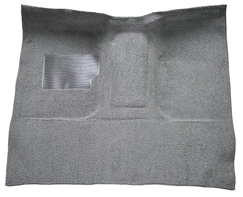 Replacement Auto Carpet Floor Liner - Molded Loop - fits 1965-1972 Ford F-250 Regular Cab Automatic C-6 Trans w/Gas Tank in Cab Column Shift (Red)