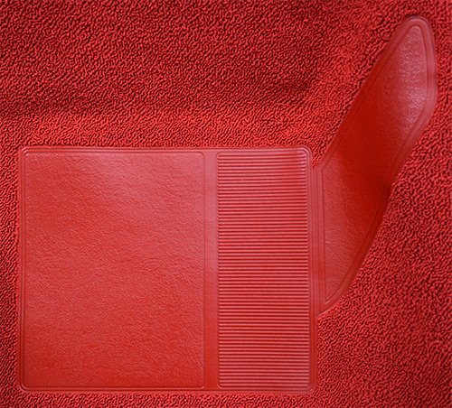 Molded Nylon Replacement Auto Carpet Floor Liner - - fits 1965-1968 Ford Mustang Coupe (Saddle)