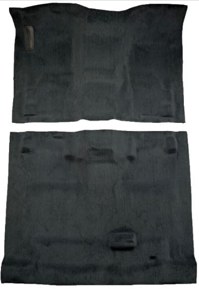 ACC Black Carpet Compatible with 2019-2025 Chevy Silverado Crew Cab Truck, with Jute Backing