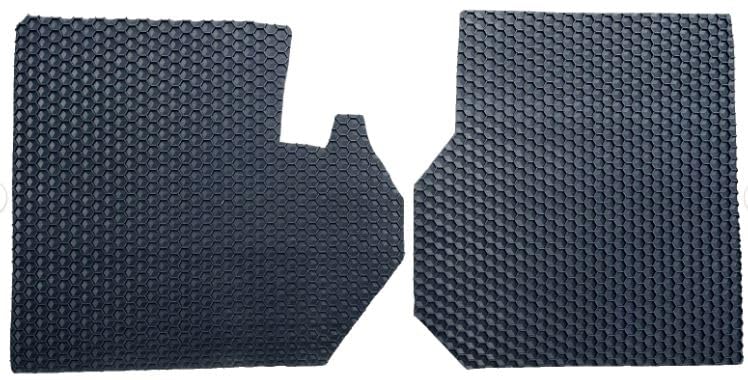Generic Custom Fits Freightliner Columbia/Coronado Trucks -Black All-Weather Rubber Floor Mats 2 Piece Front