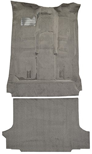 Replacement Auto Carpet Floor Liner - Molded Cutpile - fits 1995-1999 Chevrolet Tahoe 2 Door with Heat Vents Complete (Medium Gray)