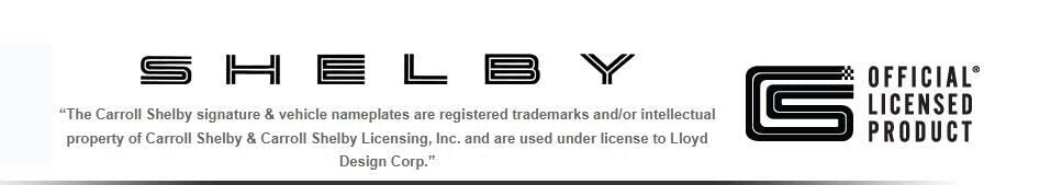 Lloyd Mat Fits 2010-2014 Convertible Mustang w/Shaker Speaker- Black Carpet Trunk Mat - Shelby Snake GT500 Cobra Logo