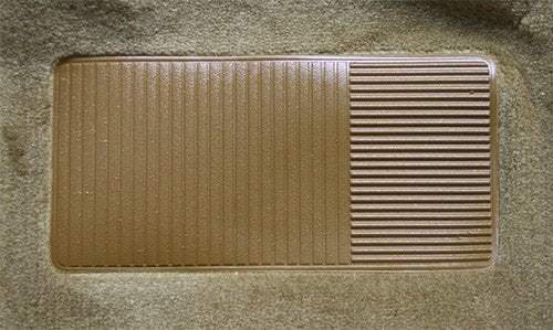 Replacement Auto Carpet Floor Liner - Molded Cutpile - fits 1976-1981 Chevrolet Camaro 4 Speed Manual Floor Shift Factory (Doeskin/Camel Tan)