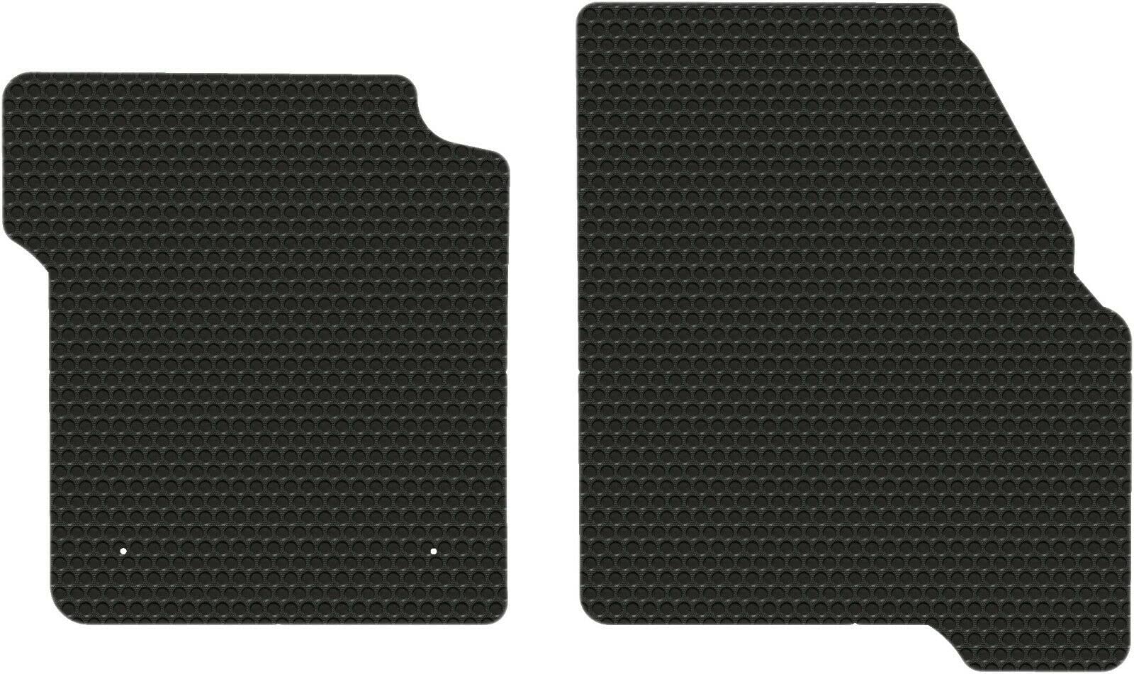Lloyd Mats Compatible with Toyota Hino Truck - Black All-Weather Rubber Floor Mats Fits Conventional & XL 2005-2020