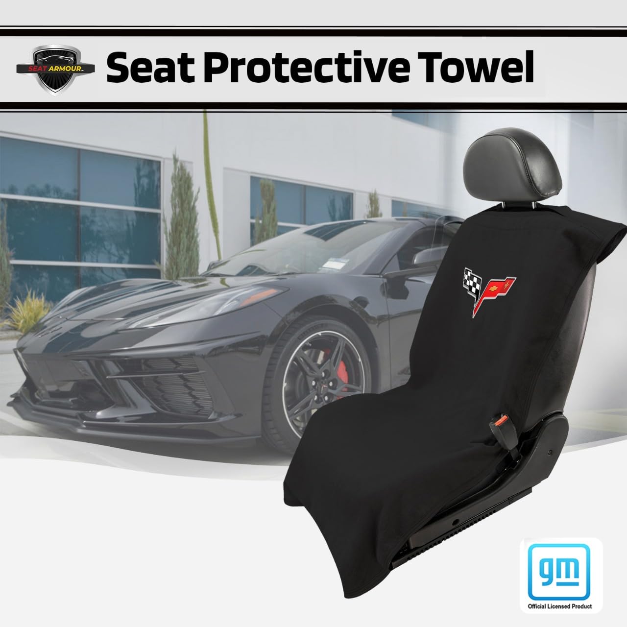 Seat Armour Towel Seat Cover and Protector for Corvette C8