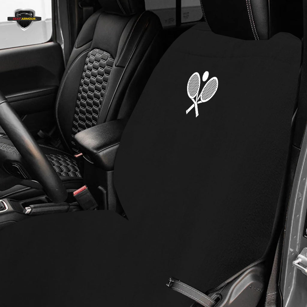 Seat Armour (SA100TRCQB Black 'Tennis Racquet' Seat Protector