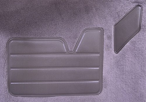 Replacement Auto Carpet Floor Liner - Molded Cutpile - fits 2004-2012 Chevrolet Colorado Extended Cab 2wd and 4wd (Almond)