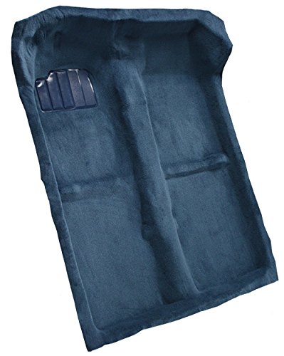 Auto Carpet Floor Liner - Passenger Area - Molded Cutpile - fits 1988-1991 Honda Civic 2 Door Hatchback (Black)