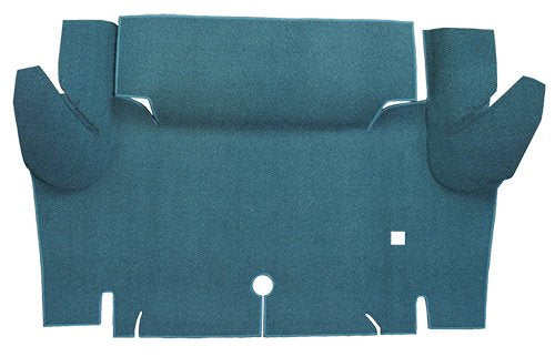 Die Cut Nylon Complete Trunk Mat - fits 1965-1966 Ford Mustang Coupe Trunk Kit Floor Only (Black)