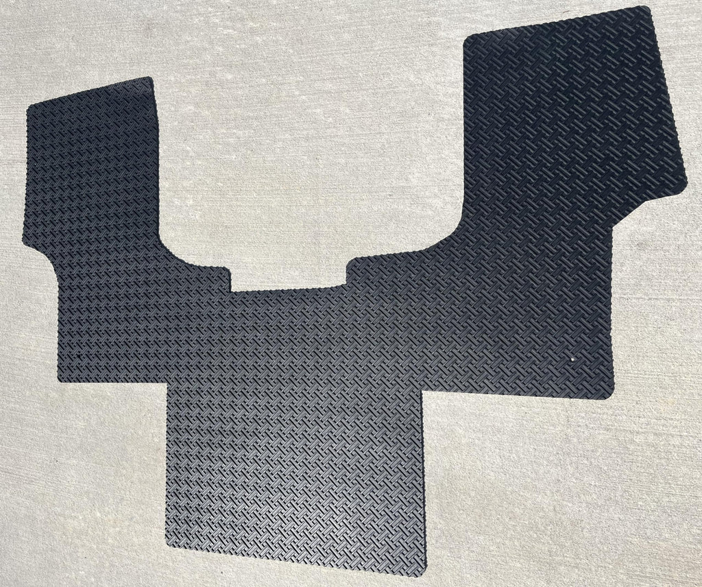 Lloyd Mats Compatible with Chevy Express Van 2003-2020 1PC Rubber Cab Floor Mat - Black Basketweave Pattern