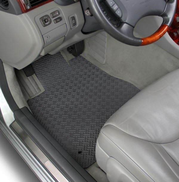 Lloyd Mats Compatible with Chevy Express Van 2003-2020 1PC Rubber Cab Floor Mat - Black Basketweave Pattern