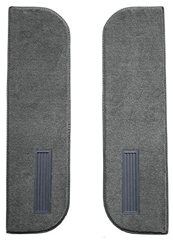 Door Panel Carpet Flooring Die Cut Cutpile - fits 1975-1986 Chevrolet C10 Inserts on Cardboard w/Vents (Almond)