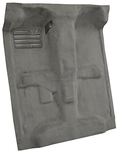 Replacement Auto Carpet Floor Liner - Molded Cutpile - fits 2004-2012 Chevrolet Colorado Regular Cab 2wd and 4wd (Ebony)