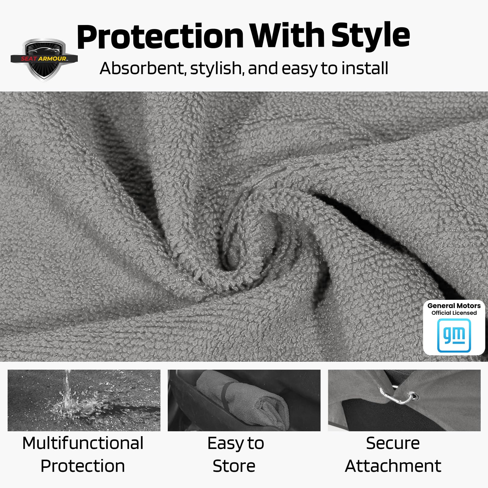 Seat Armour Towel Seat Cover and Protector for Corvette C8