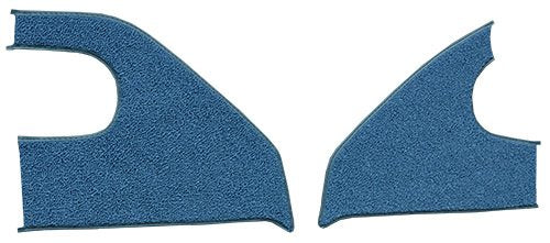 Die Cut Loop Kick Panel Carpet Flooring fits 1967-1972 Chevrolet C10 Pickup Inserts with Cardboard (Gunmetal Gray)