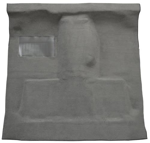 Replacement Auto Carpet Floor Liner - Molded Cutpile - fits 1989-1993 Dodge D250 Regular Cab 2WD 4 Speed Manual 5 Speed (Dark Gray)