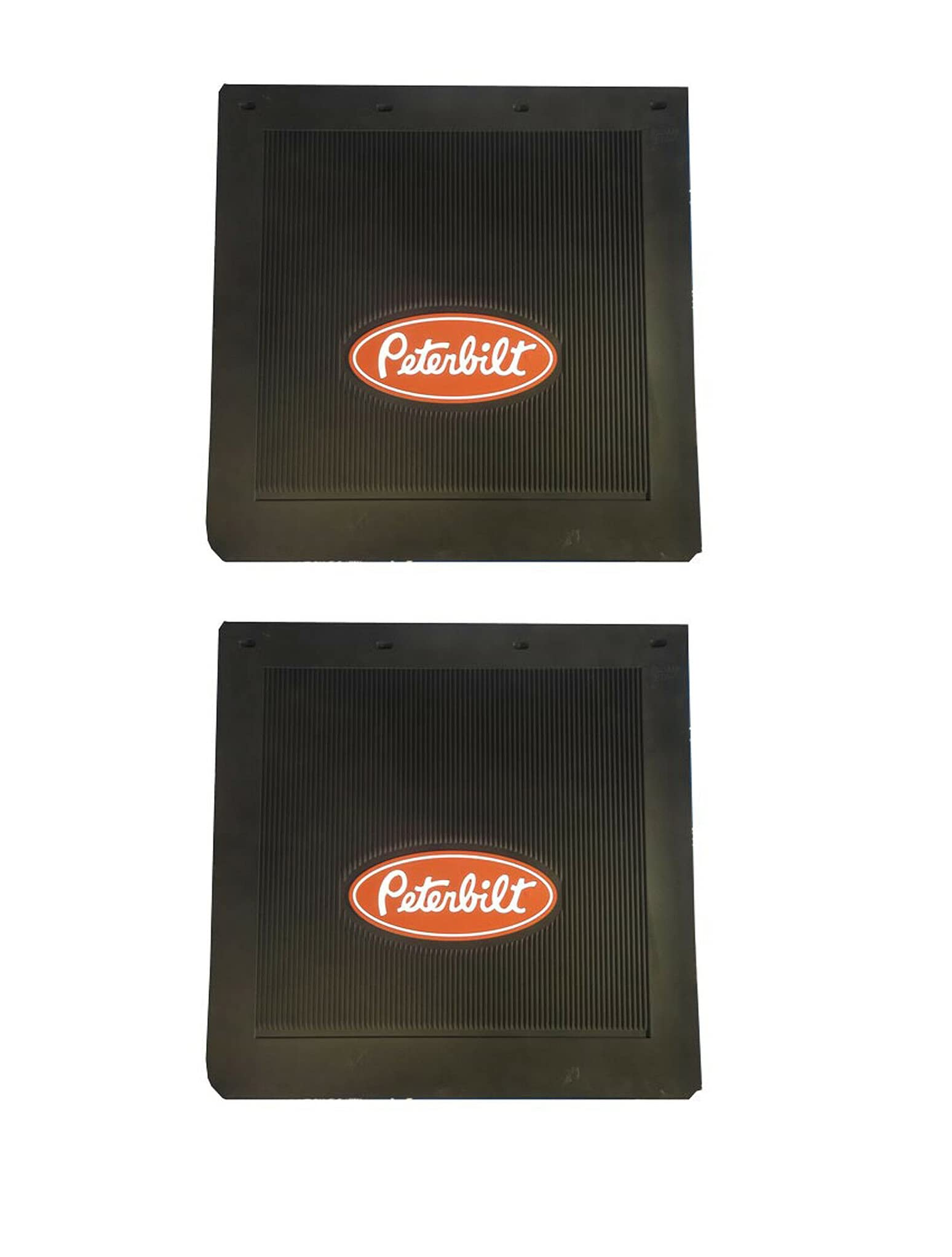 Peterbilt Trucks Motors 24" x 24" X 1/4" Heavy Duty Semi Truck Mud Flaps-Set of 2