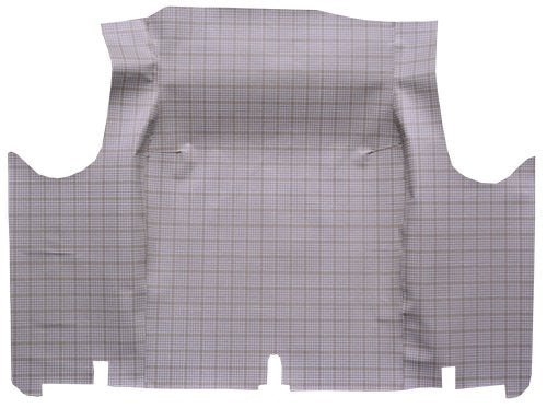 Die Cut Burtex Complete Trunk Mat fits 1966-1966 Ford Fairlane 2 Door (Black and Gray Basket Weave)