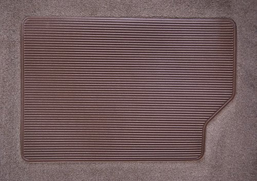 Replacement Auto Carpet Floor Liner - Molded Cutpile - fits 2008-2016 Ford F-250 Super Duty Regular Cab (Black)