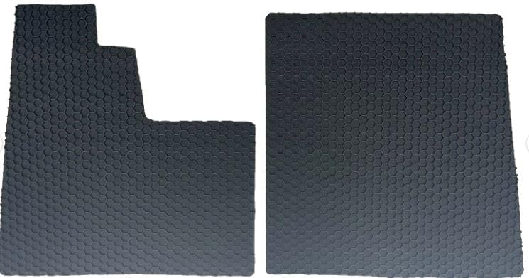 Generic Custom Fits Peterbilt Sleeper Model Truck Models 348 386 389 567 -Black All-Weather Rubber Floor Mats 2 Piece Front
