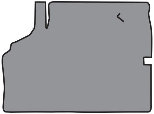 Die Cut Foam Complete Trunk Mat fits 1970-1970 Chevrolet Chevelle (Aqua Herringbone)