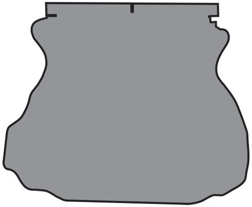 Die Cut Felt Complete Trunk Mat fits 1994-2004 Ford Mustang Coupe (Charcoal)