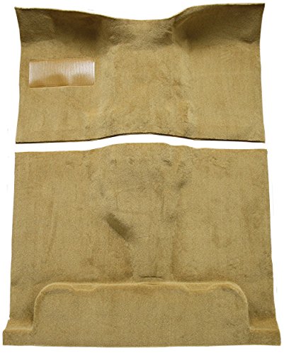 Auto Carpet Floor Liner - Passenger Area - Molded Cutpile - fits 1984-1991 Jeep Grand Wagoneer (Black)