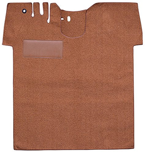Replacement Auto Carpet Floor Liner - Cut and Sewn Loop - fits 1955-1958 Chevrolet Truck Regular Cab No Tunnel Without Gas Tank in Cab with Holes Cut and Sewn (Red)