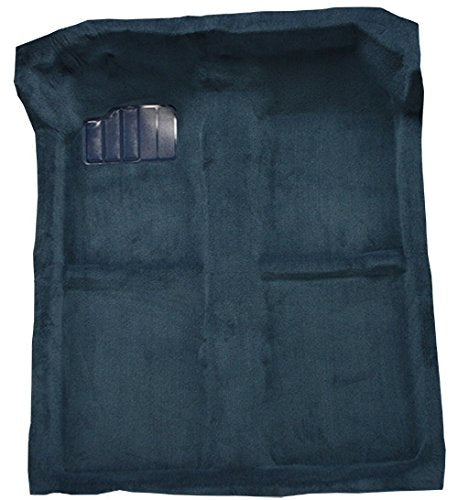 Auto Carpet Floor Liner - Passenger Area - Molded Cutpile - fits 1988-1991 Honda Civic 2 Door Hatchback (Black)