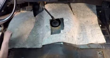 ACC Black Vinyl Replacement Flooring Compatible with 1961-1971 International Scout 800-80 4 Cylinder 2 & 4WD Floor Shift