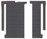 Lloyd Mats, Compatible With Toyota Sienna All-Weather Rubber Floor Mats 2nd & 3rd Seat - 8 Passenger|Fixed Front Console - 2pc Kit - Gray (2011 11 2012 12)