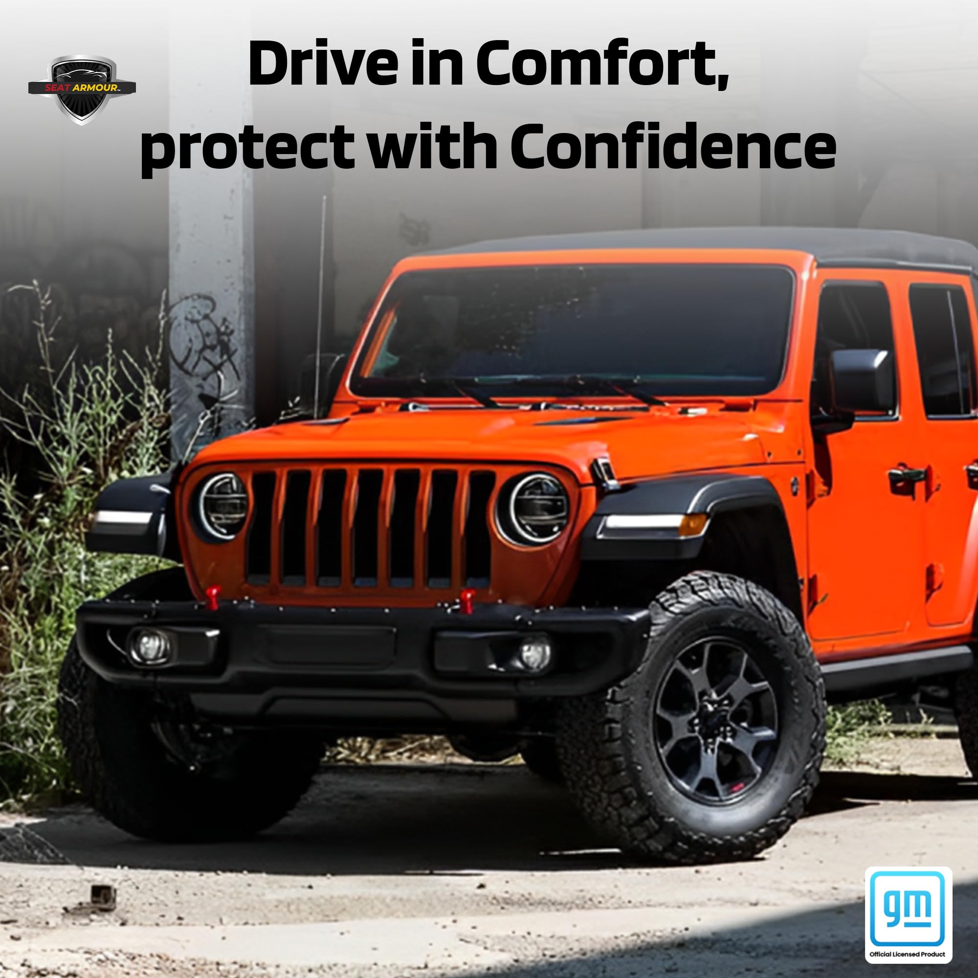 Seat Armour - CABANA MULTIPLE STRIPE Seat Protector Towel Cover With Jeep Logo T2GOMULTI