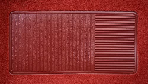 Replacement Auto Carpet Floor Liner - Molded Cutpile - fits 1976-1981 Pontiac Firebird Trans Am Automatic Without Console Floor Shift (Silver)