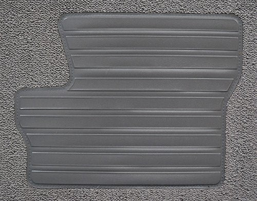 Replacement Auto Carpet Floor Liner - Molded Loop - fits 1953-1956 Ford F-100 Regular Cab 2WD Automatic 3 Speed Column Shift Molded (Black)