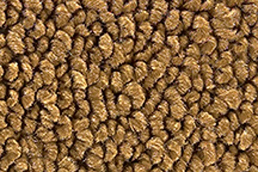 Molded Loop Trunk Area Carpet Flooring - fits 1967-1968 Pontiac Firebird Coupe Molded (Medium Saddle)