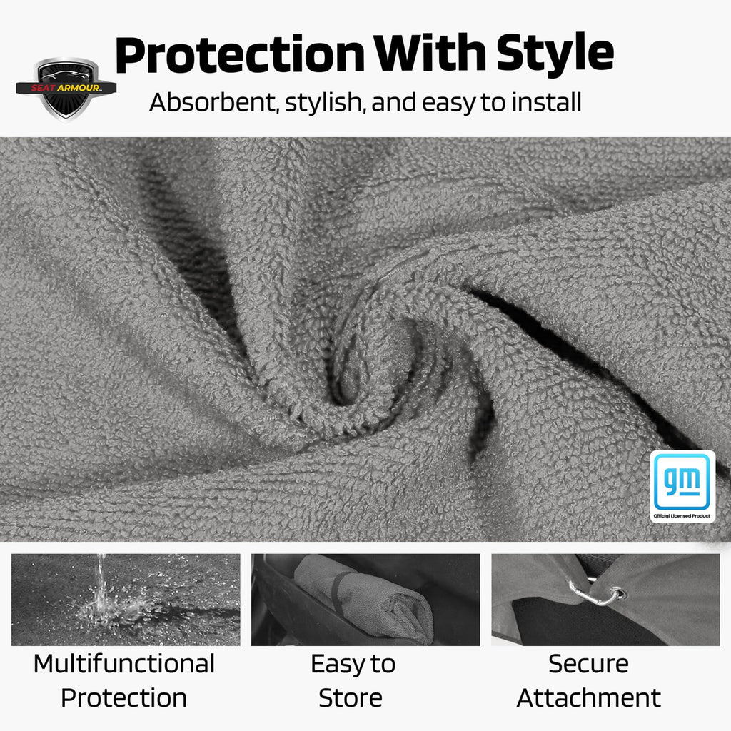 Seat Armour - CABANA MULTIPLE STRIPE Seat Protector Towel Cover With Jeep Logo T2GOMULTI